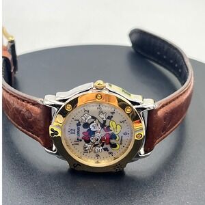 Lorus Walt Disney Musical Mickey Mouse Quartz Unisex Watch V422-
0010 Vintage *